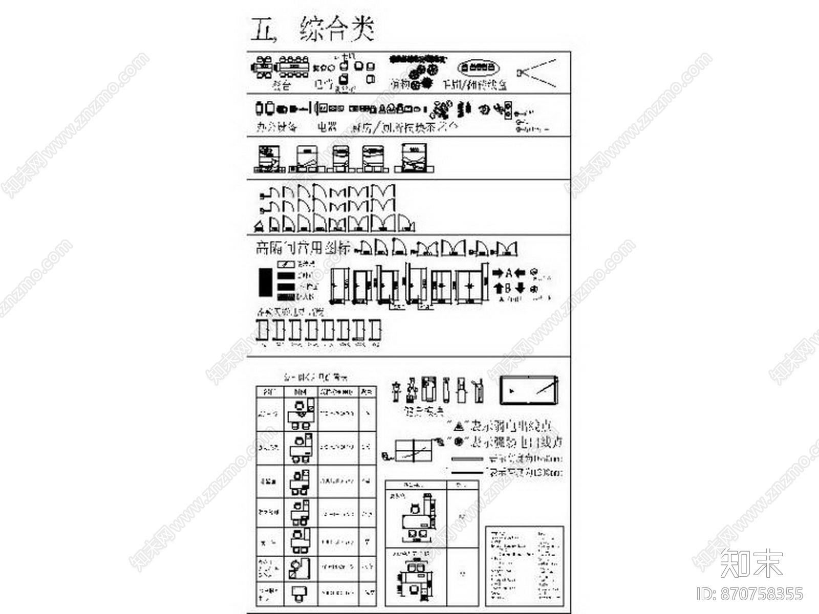 Benoy贝诺-超全室内写字楼办公家具设计CAD模块家具图库素材施工图下载【ID:870758355】