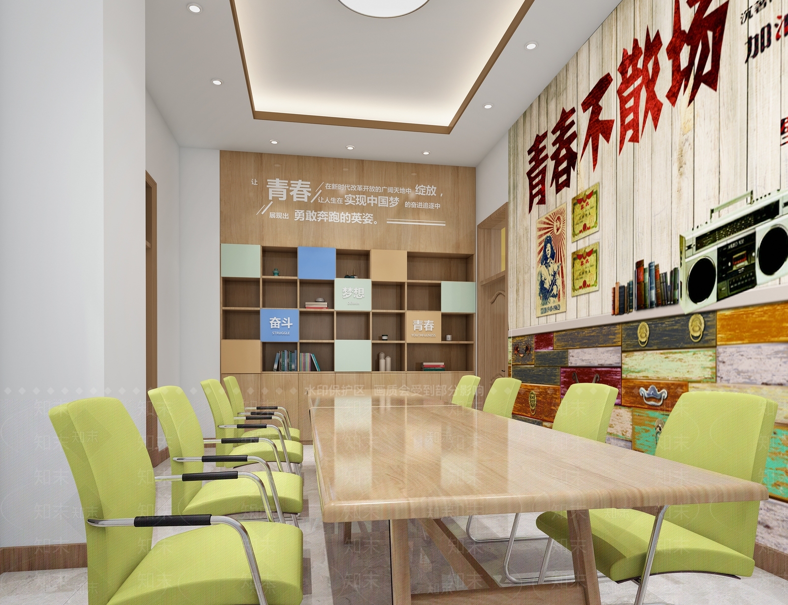 现代图书馆3D模型下载【ID:870765287】