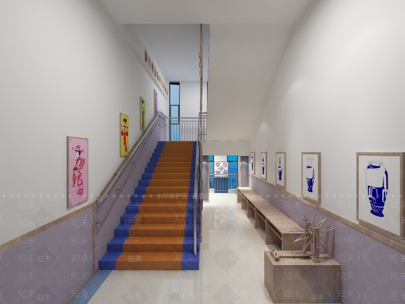 现代幼儿园3D模型下载【ID:370766916】