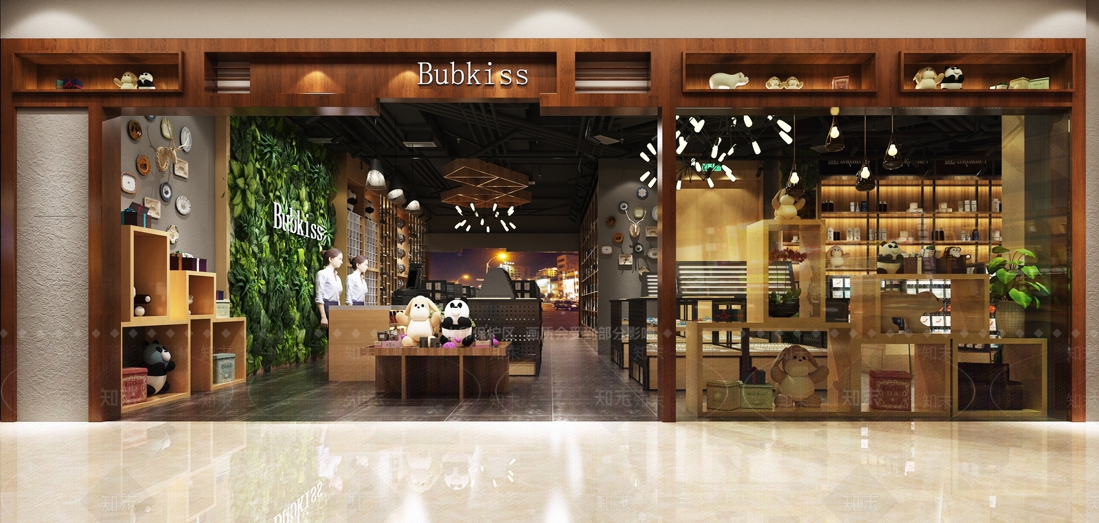 工业风珠宝店3D模型下载【ID:570785881】