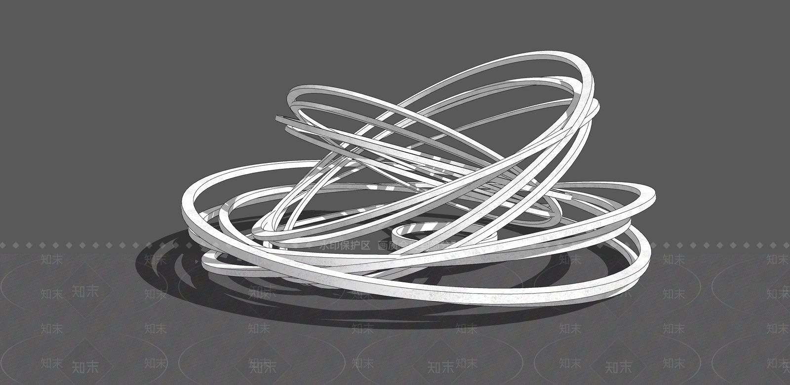 雕塑SU模型精品下载_SketchUp模型_知末网