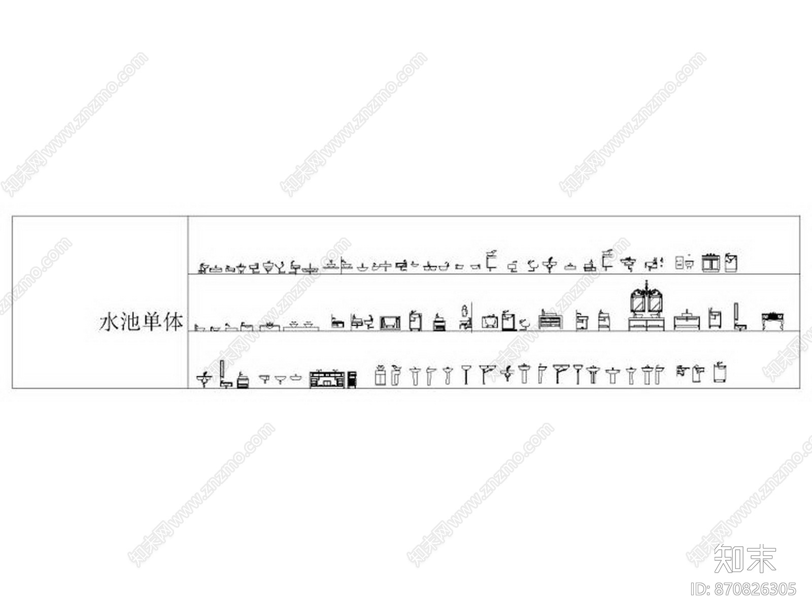 HBA-室内最新平立面CAD图库合集cad施工图下载【ID:870826305】