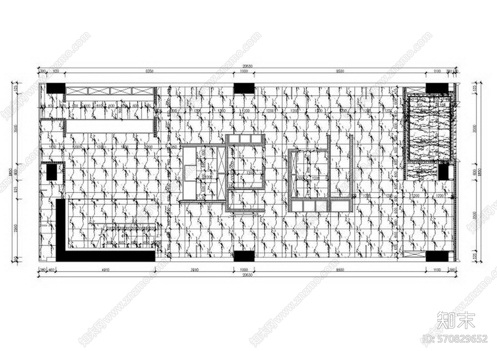 JAYA贾雅-高端极简现代美容院SPA会所cad施工图下载【ID:570829652】