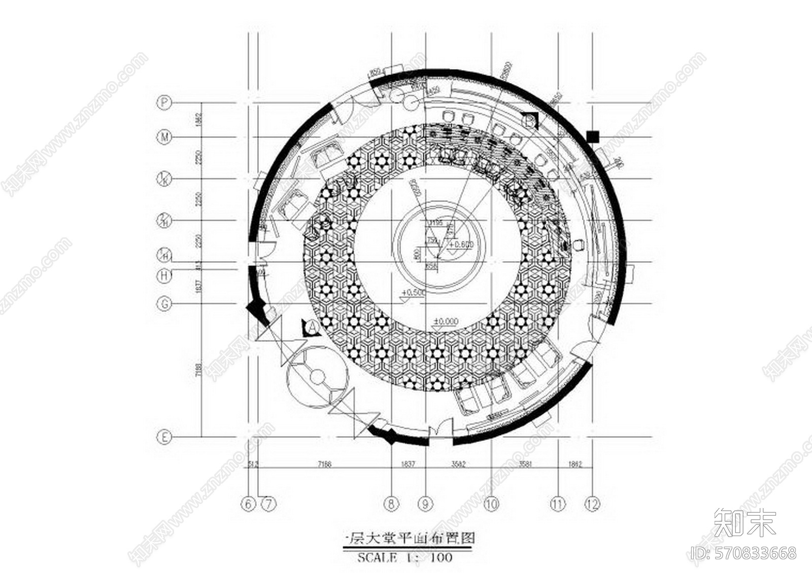 HBA-沈阳希尔斯池典桑拿浴会所cad施工图下载【ID:570833668】