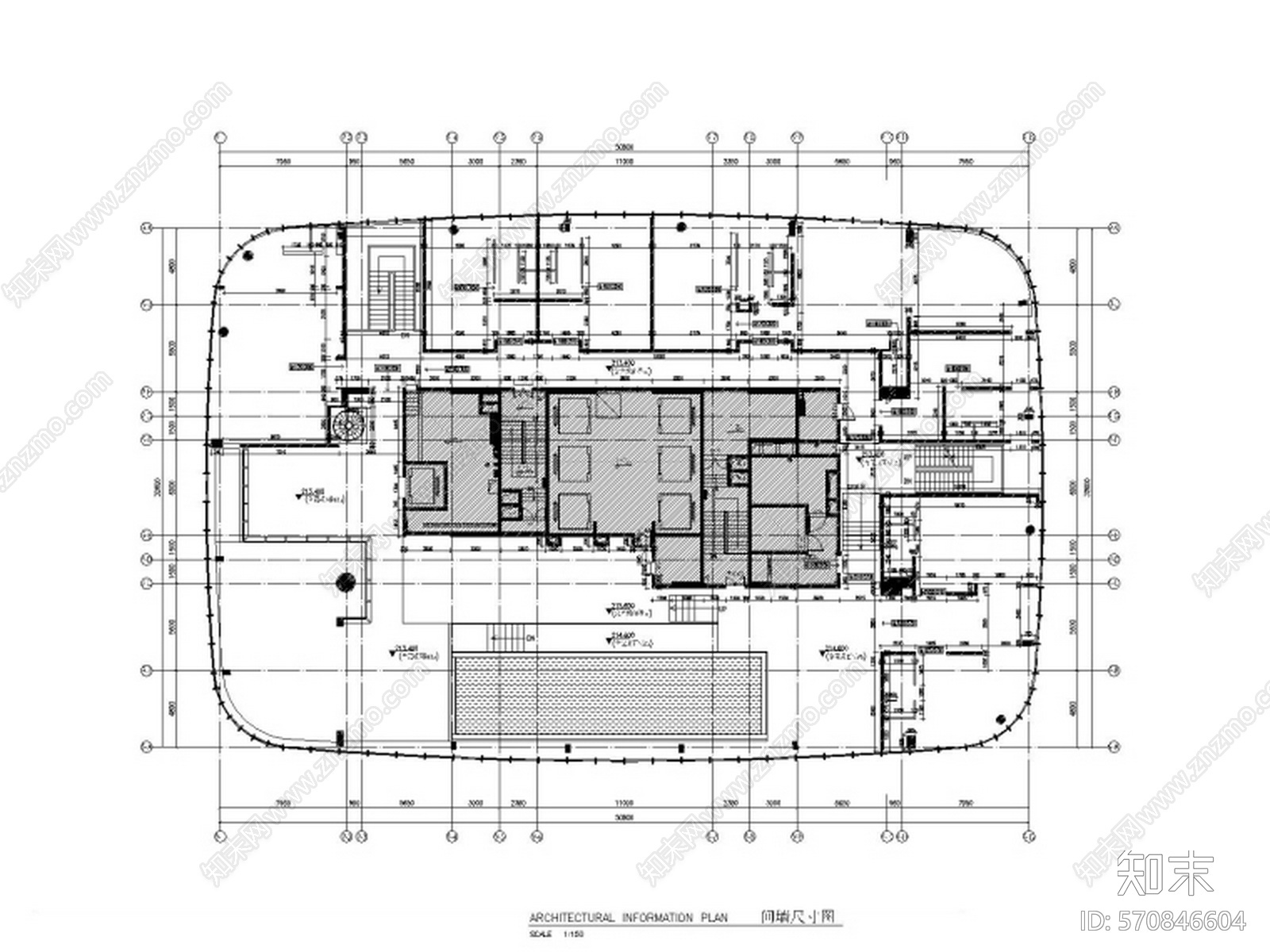 AFSO傅厚民-深圳某顶层企业会所施工图cad施工图下载【ID:570846604】