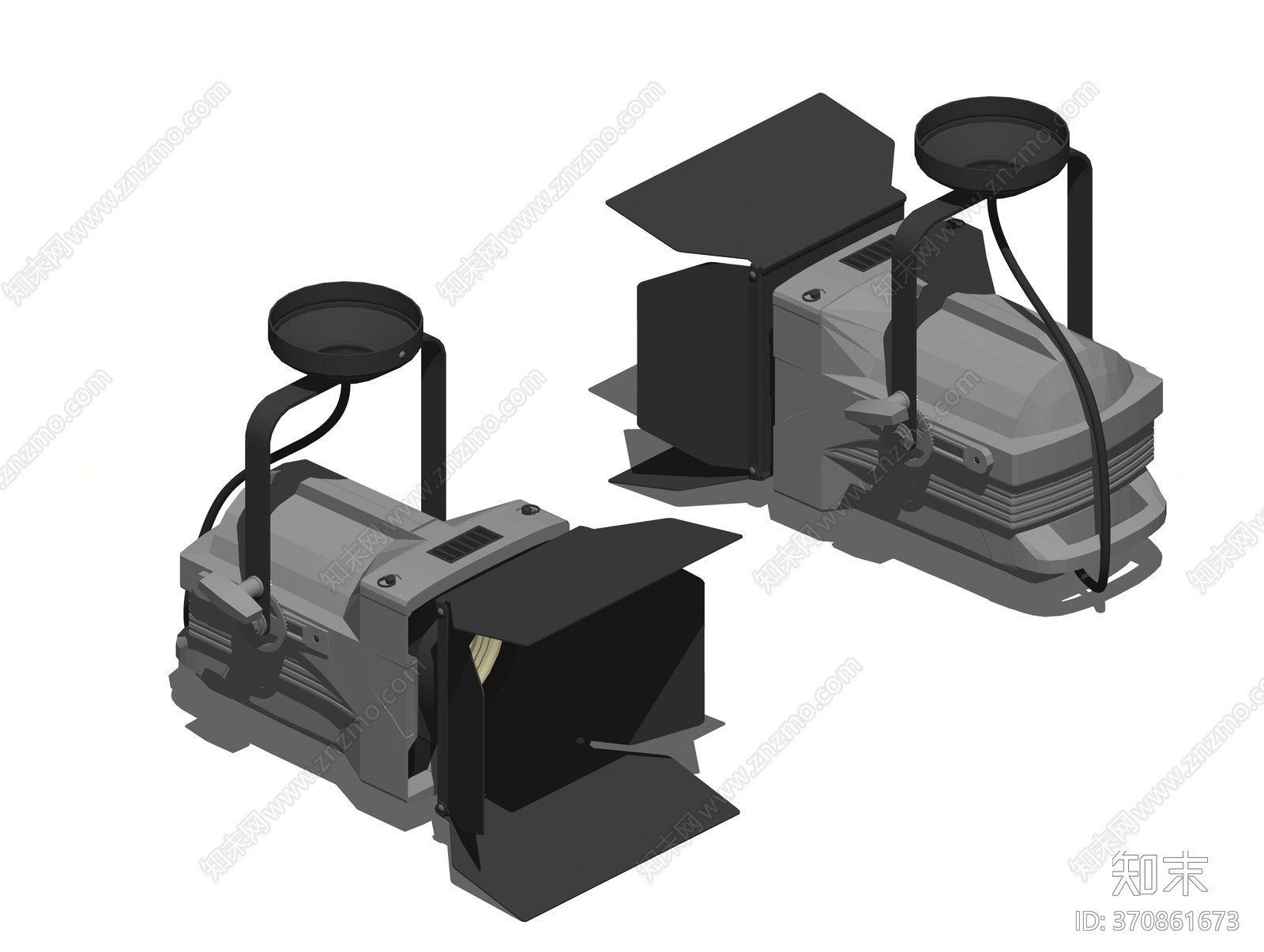 现代风格舞台灯SU模型下载【ID:370861673】