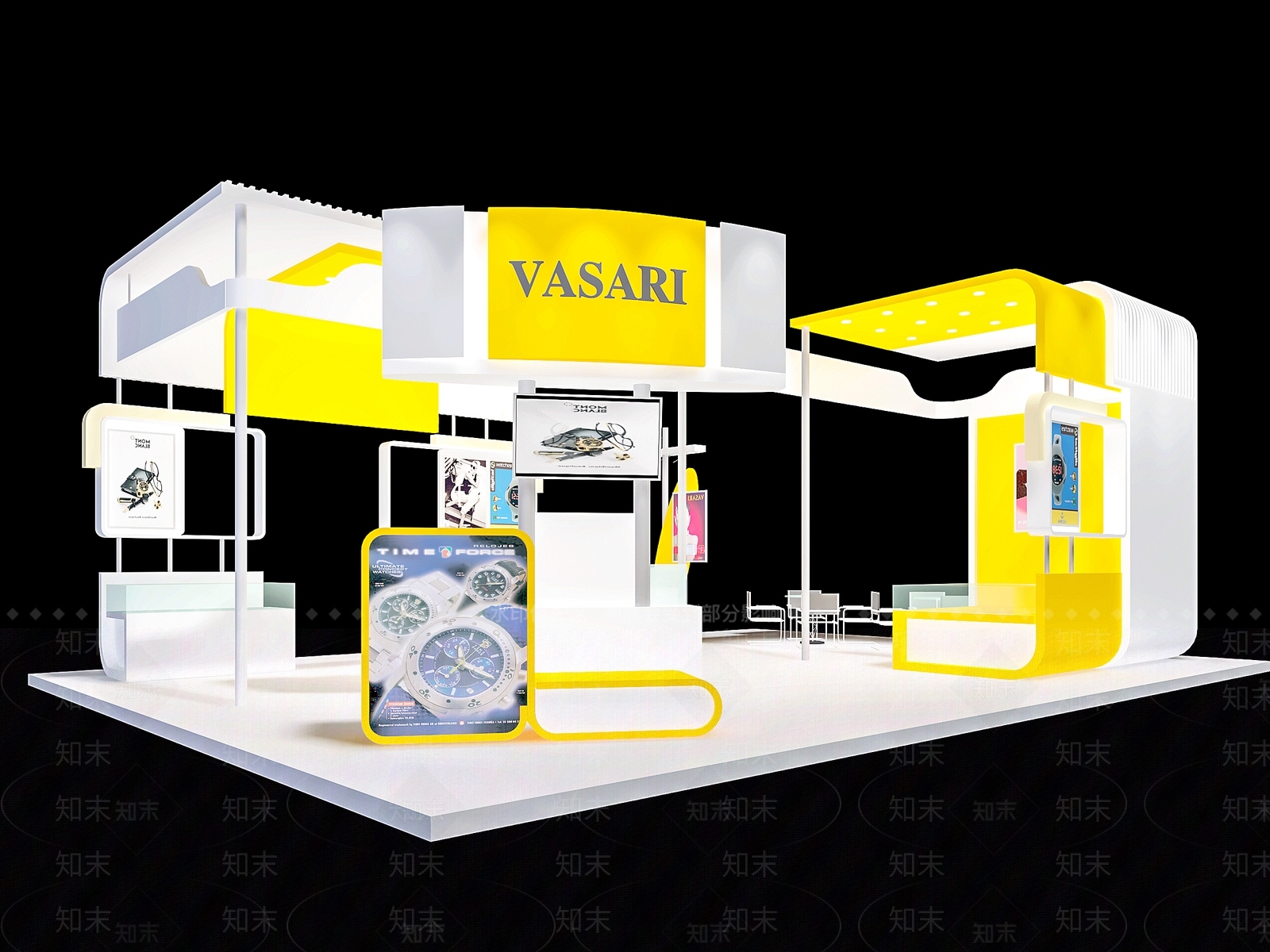 现代手表展厅3D模型下载【ID:570864436】
