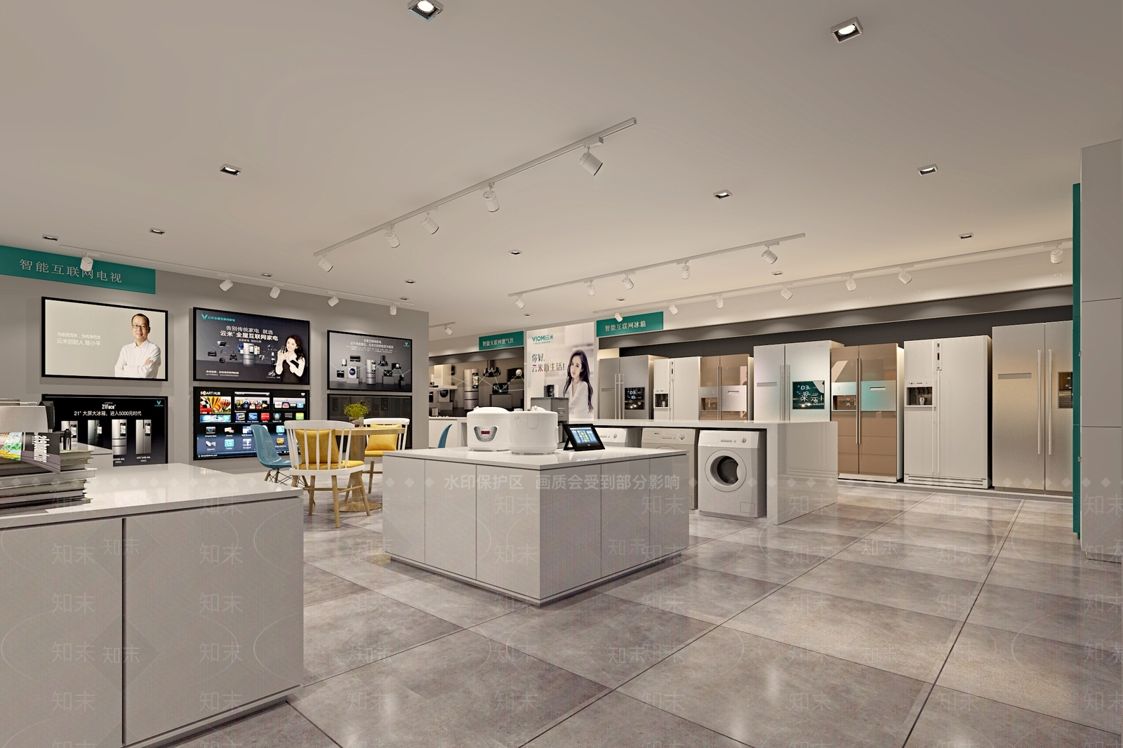 现代家居专卖店3D模型下载【ID:370896044】