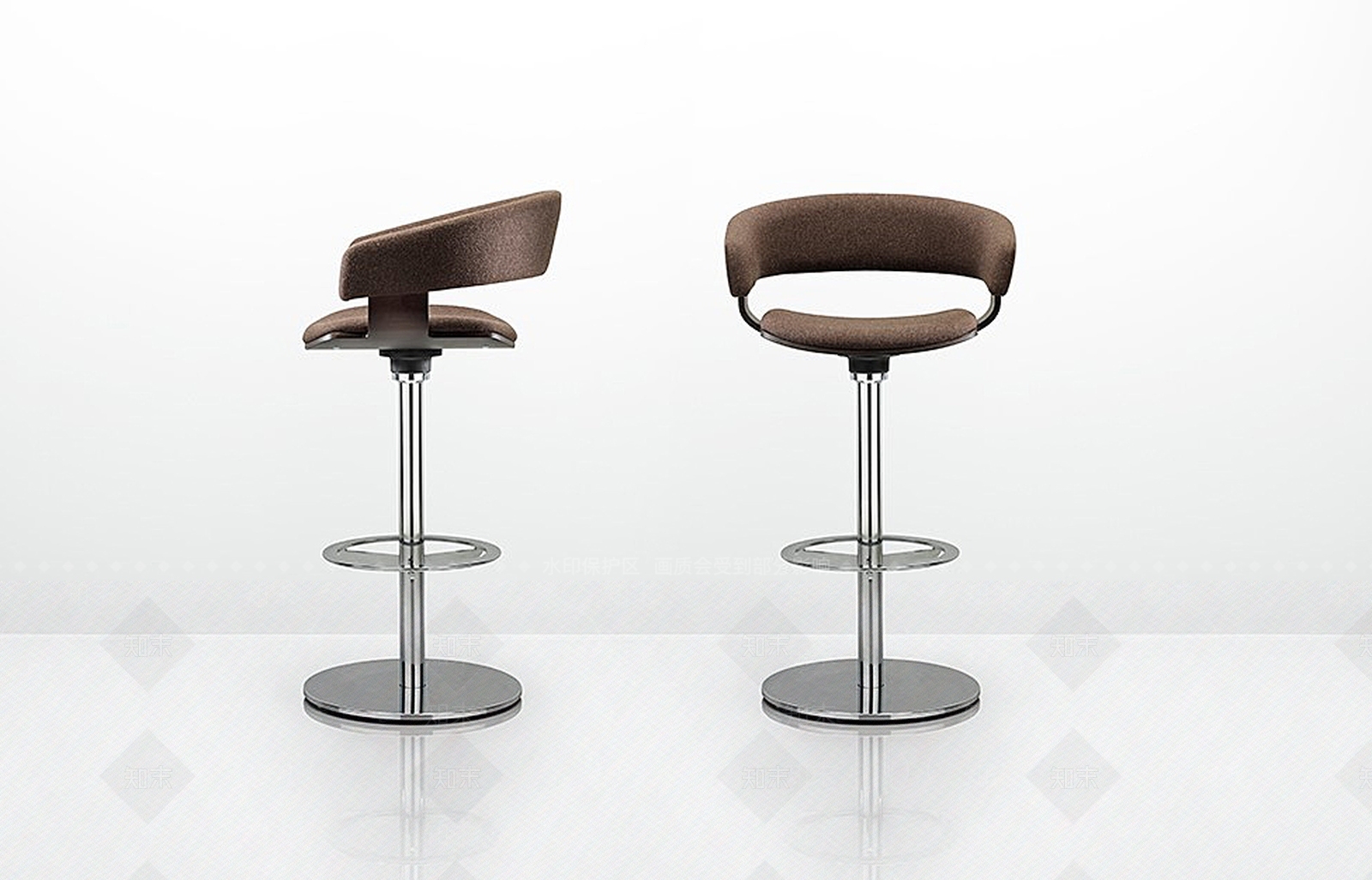 现代风格吧椅SU模型下载【ID:170899165】