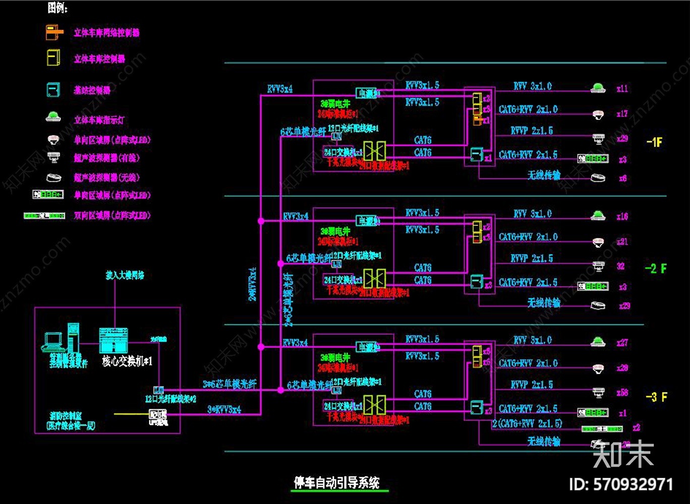 某医院弱电系统cad图纸施工图下载【id:570932971】_知末案例馆