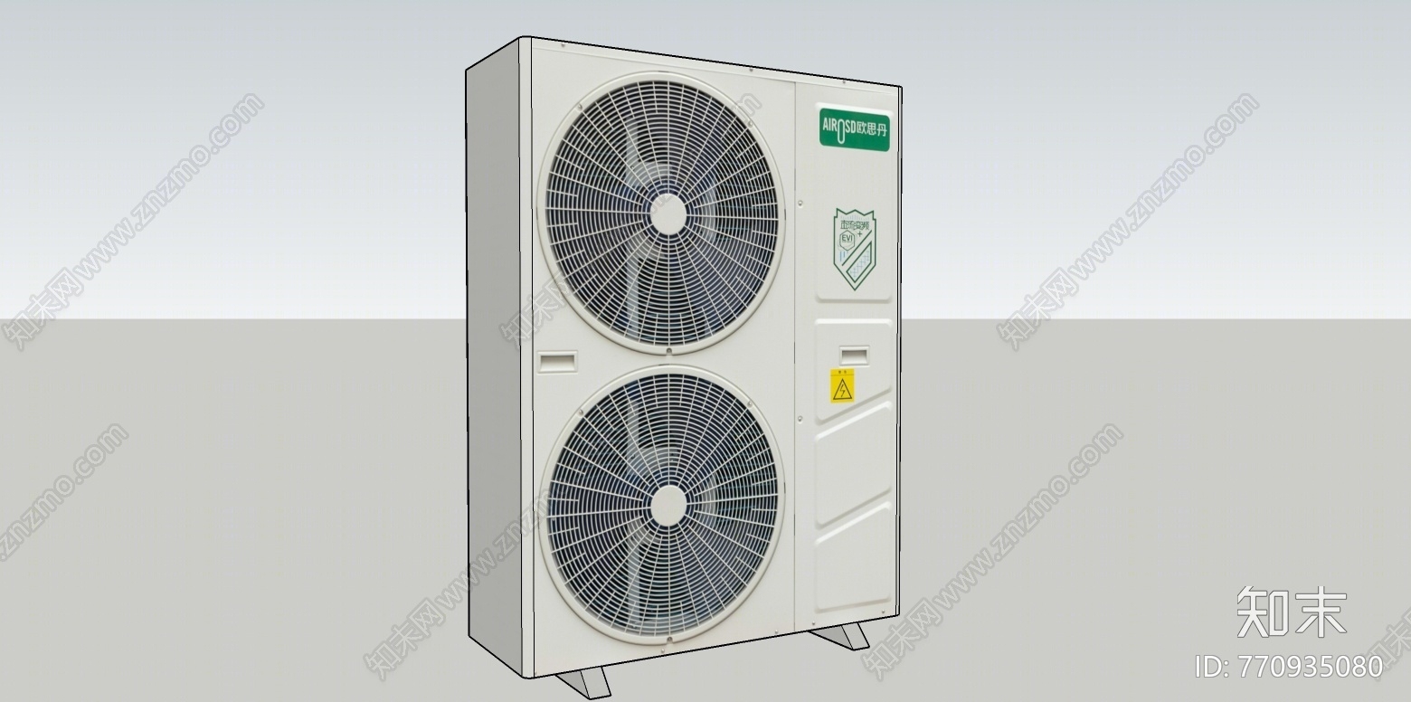 现代风格空调SU模型下载【ID:770935080】