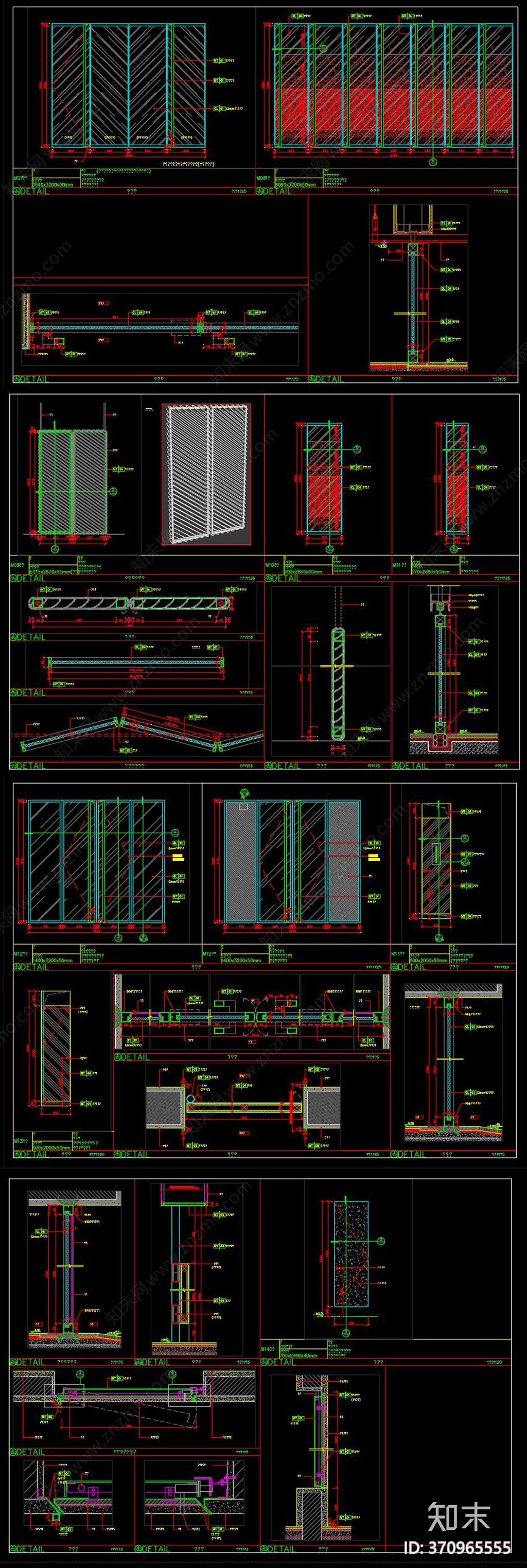 钢网门施工图下载【ID:370965555】