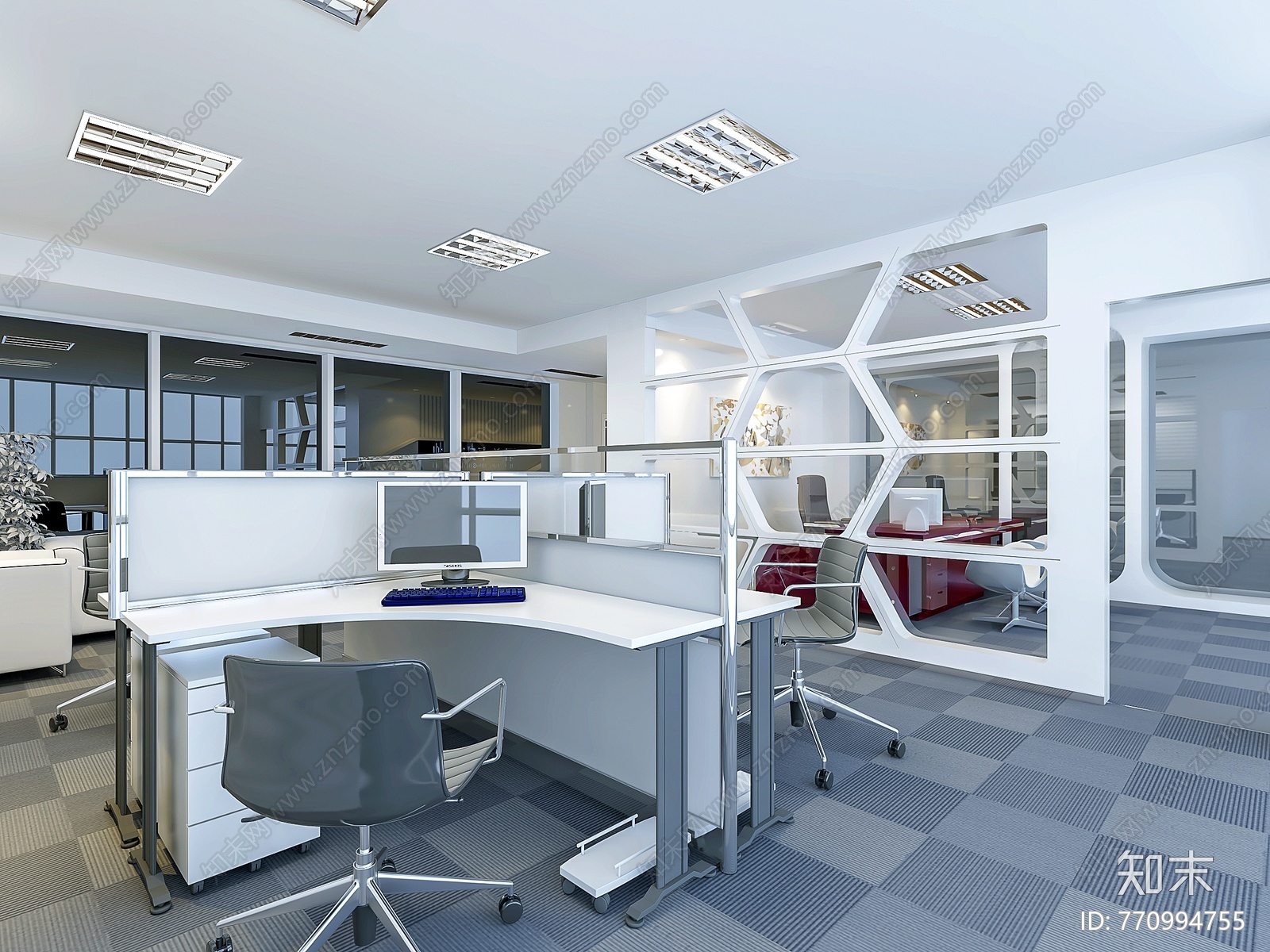 纺织公司展位施工图下载【ID:770994755】