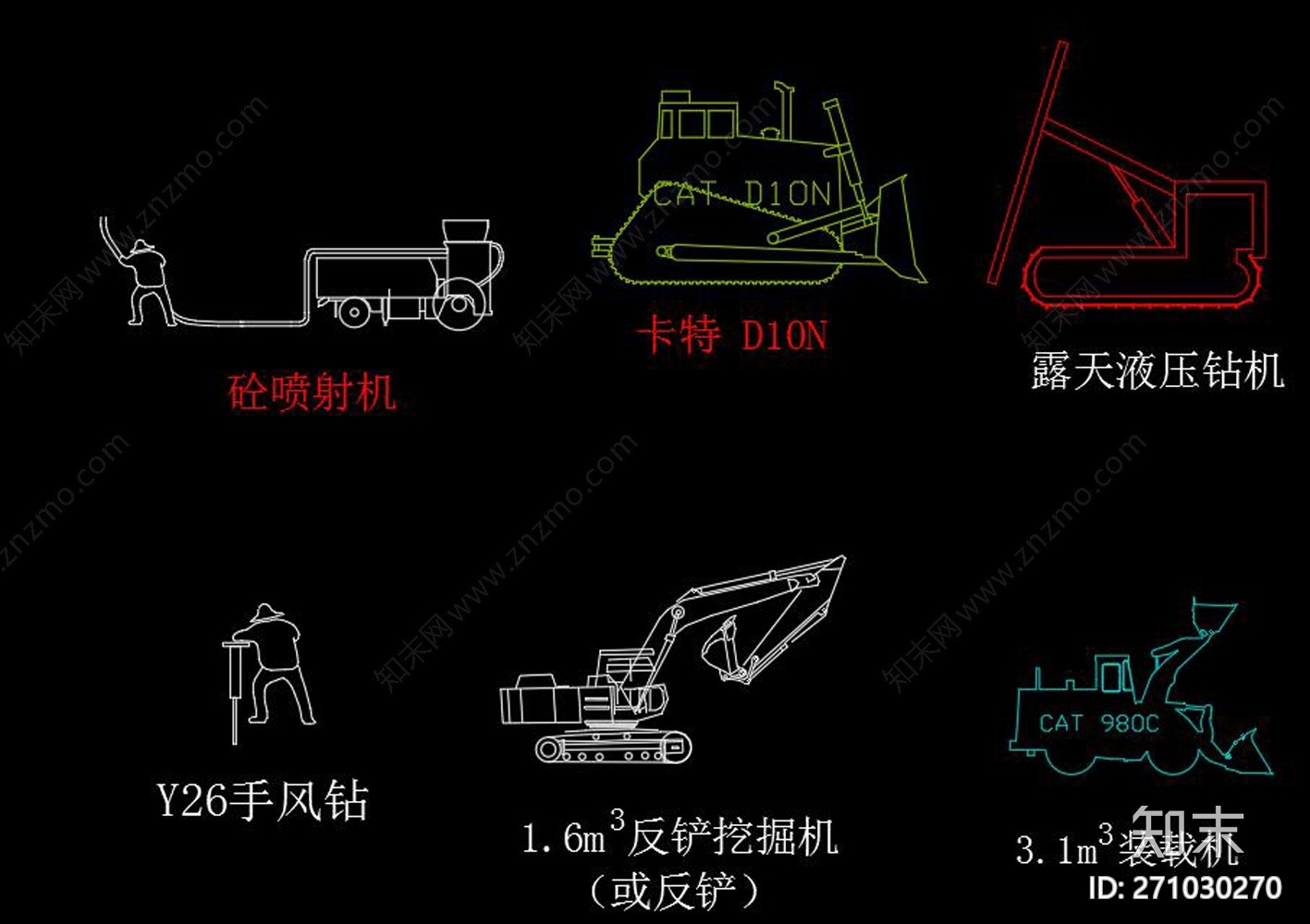 常用施工设备施工图下载【ID:271030270】