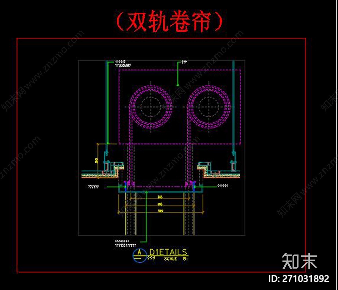 天花节点CAD大样图施工图下载【ID:271031892】