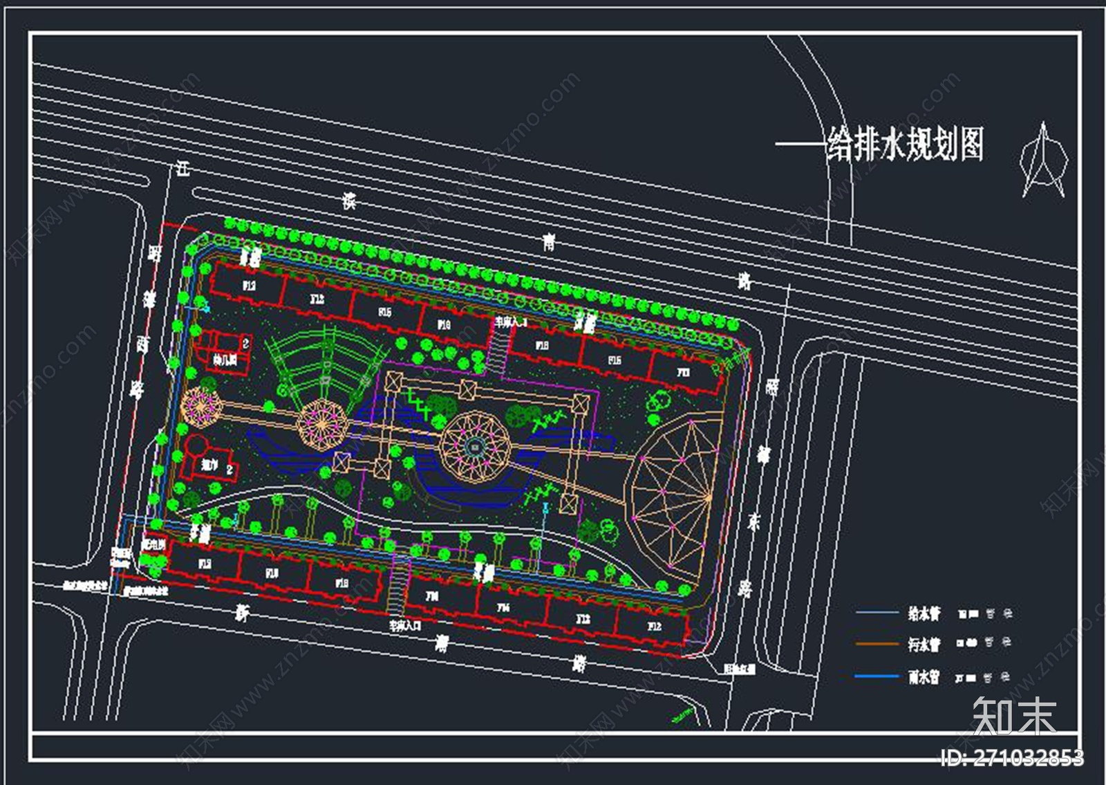 小游园套图施工图下载【ID:271032853】