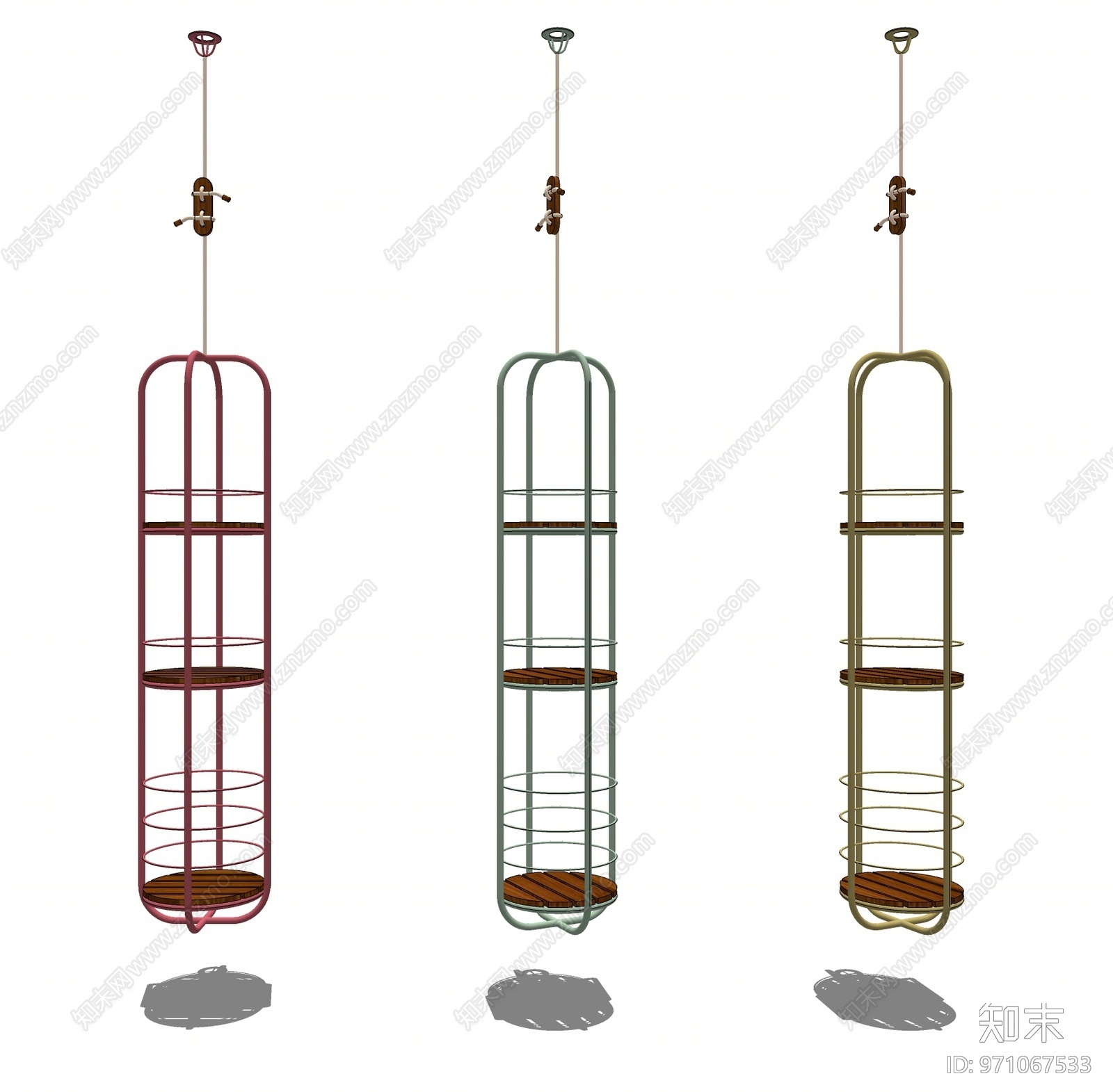 北欧吊挂架SU模型下载【ID:971067533】