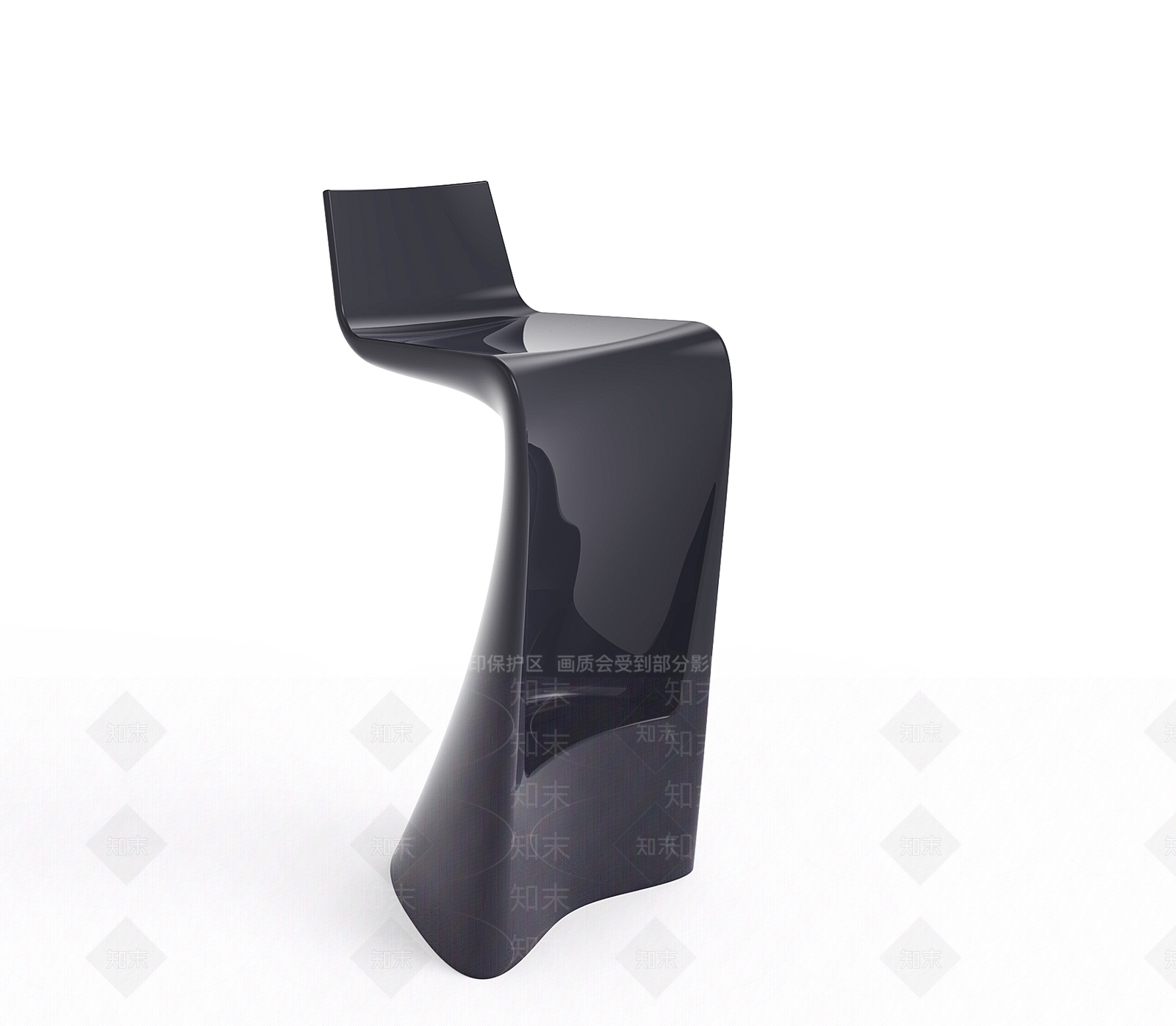 现代风格吧椅SU模型下载【ID:171127124】