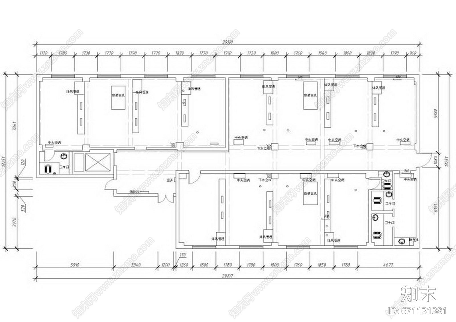 Benoy贝诺-四道街大悦城KTV装饰设计项目图纸cad施工图下载【ID:671131381】