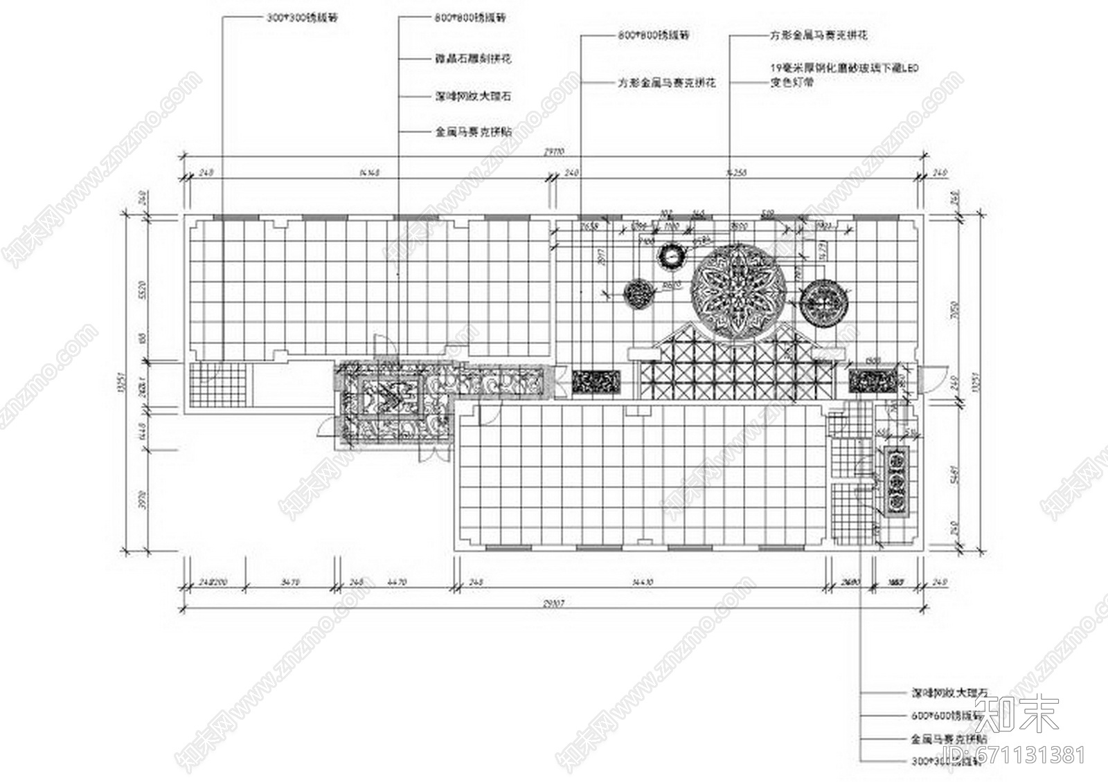 Benoy贝诺-四道街大悦城KTV装饰设计项目图纸cad施工图下载【ID:671131381】