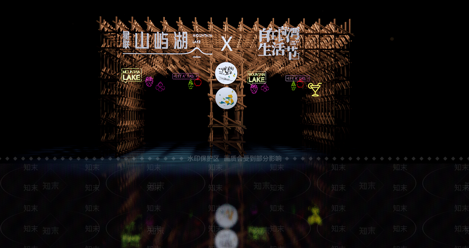 现代展厅门头SU模型下载【ID:271146921】