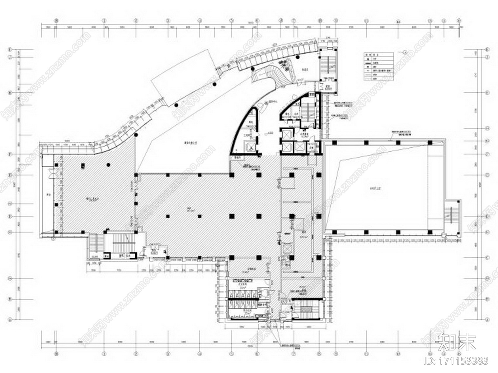 AFSO傅厚民-重庆大学十九层大楼改扩建工程cad施工图下载【ID:171153383】