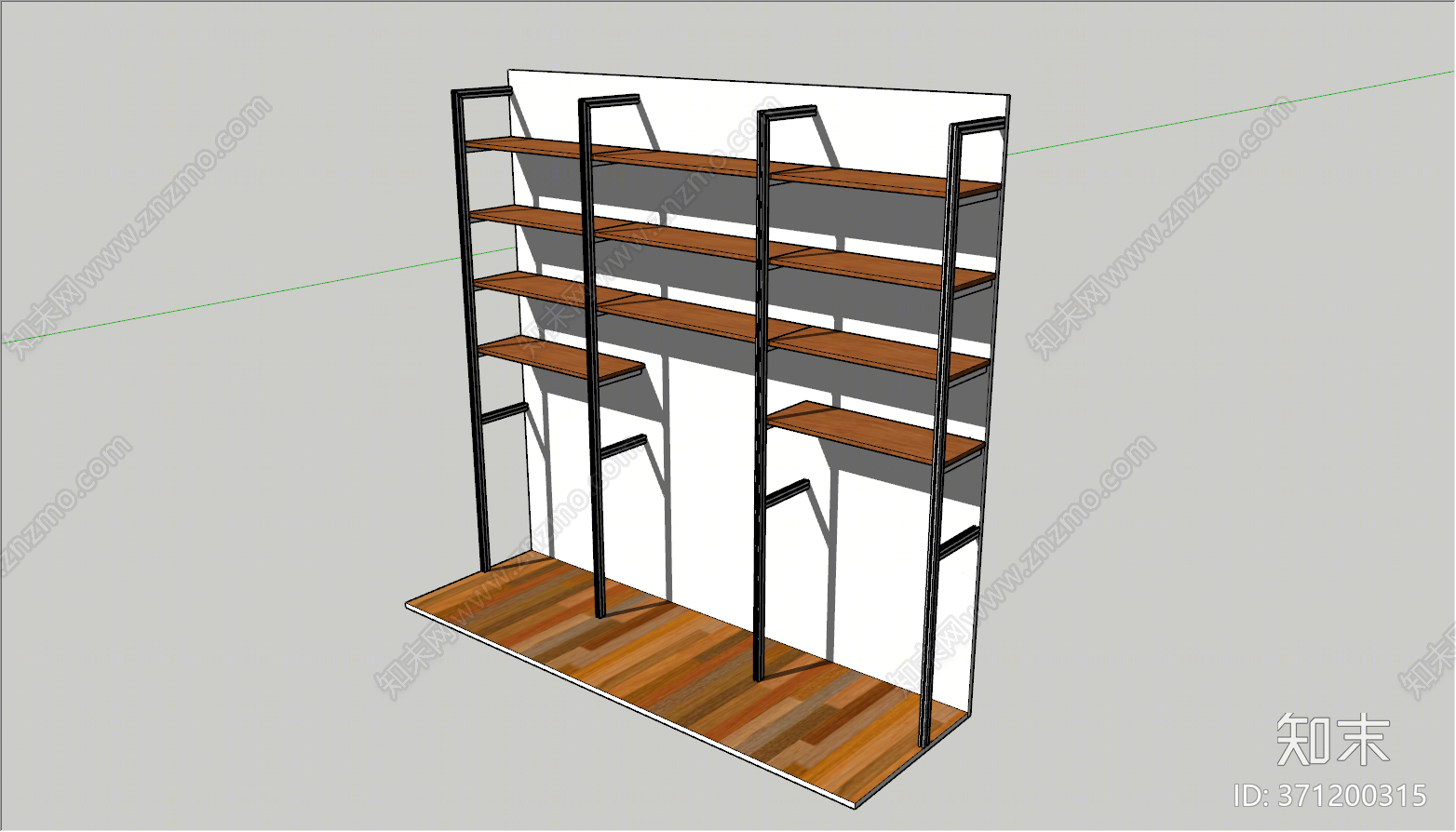 现代风格展柜SU模型下载【ID:371200315】