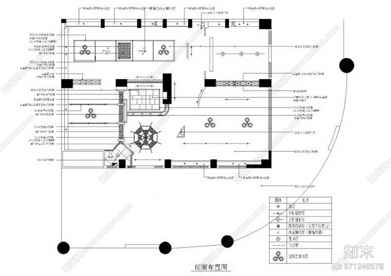 HSD琚宾-工业化LOFT风格网吧网咖cad施工图下载【ID:671240578】