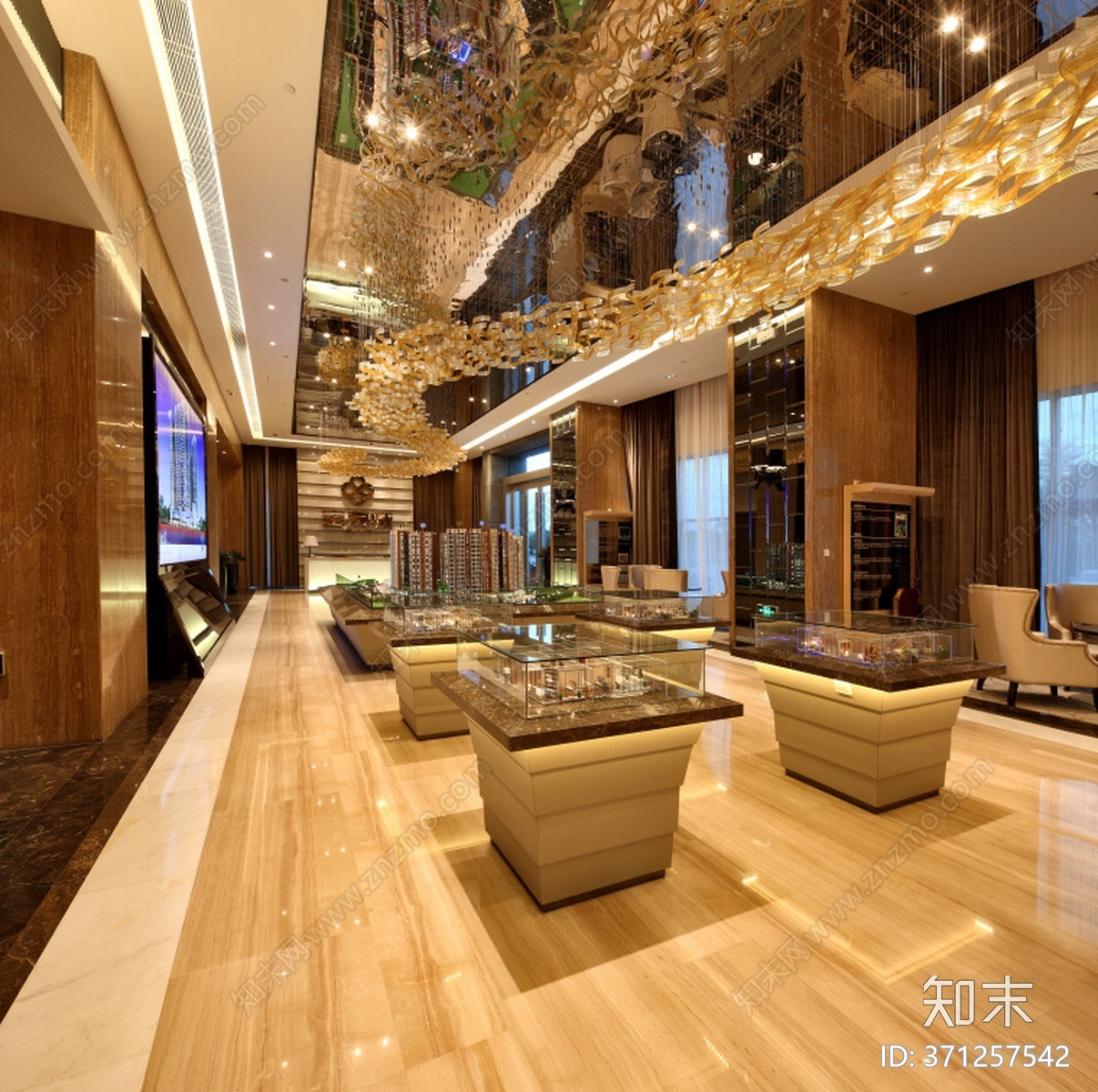 Benoy贝诺-宝晟城四期售楼处装修cad施工图下载【ID:371257542】