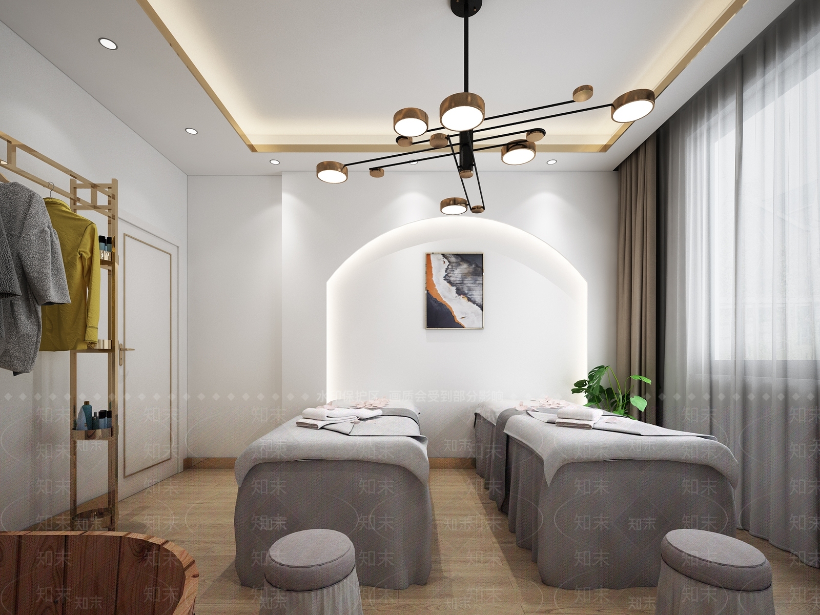 现代美容院3D模型下载【ID:971261538】