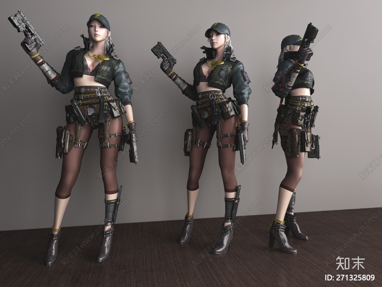 现代人物角色CG模型下载【ID:271325809】