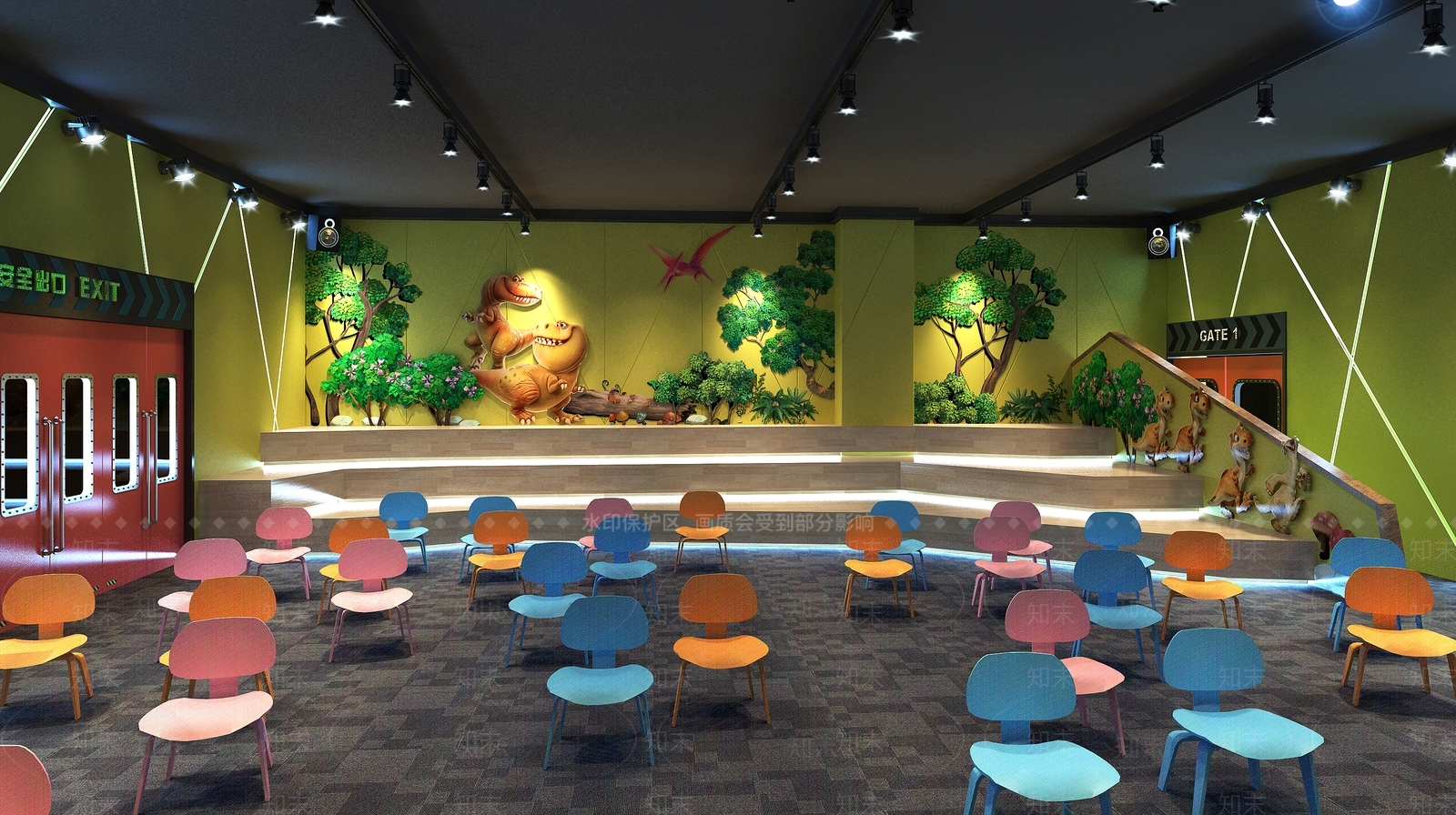现代电影院3D模型下载【ID:571421152】