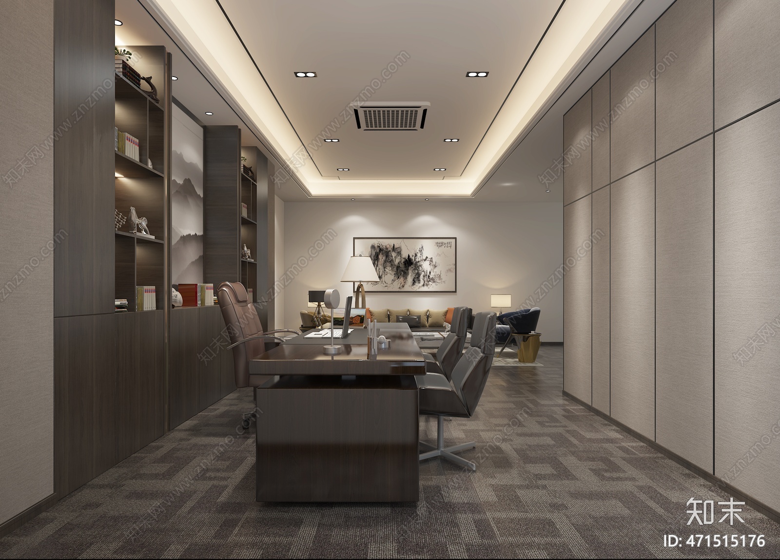 办公室装cad施工图下载【ID:471515176】