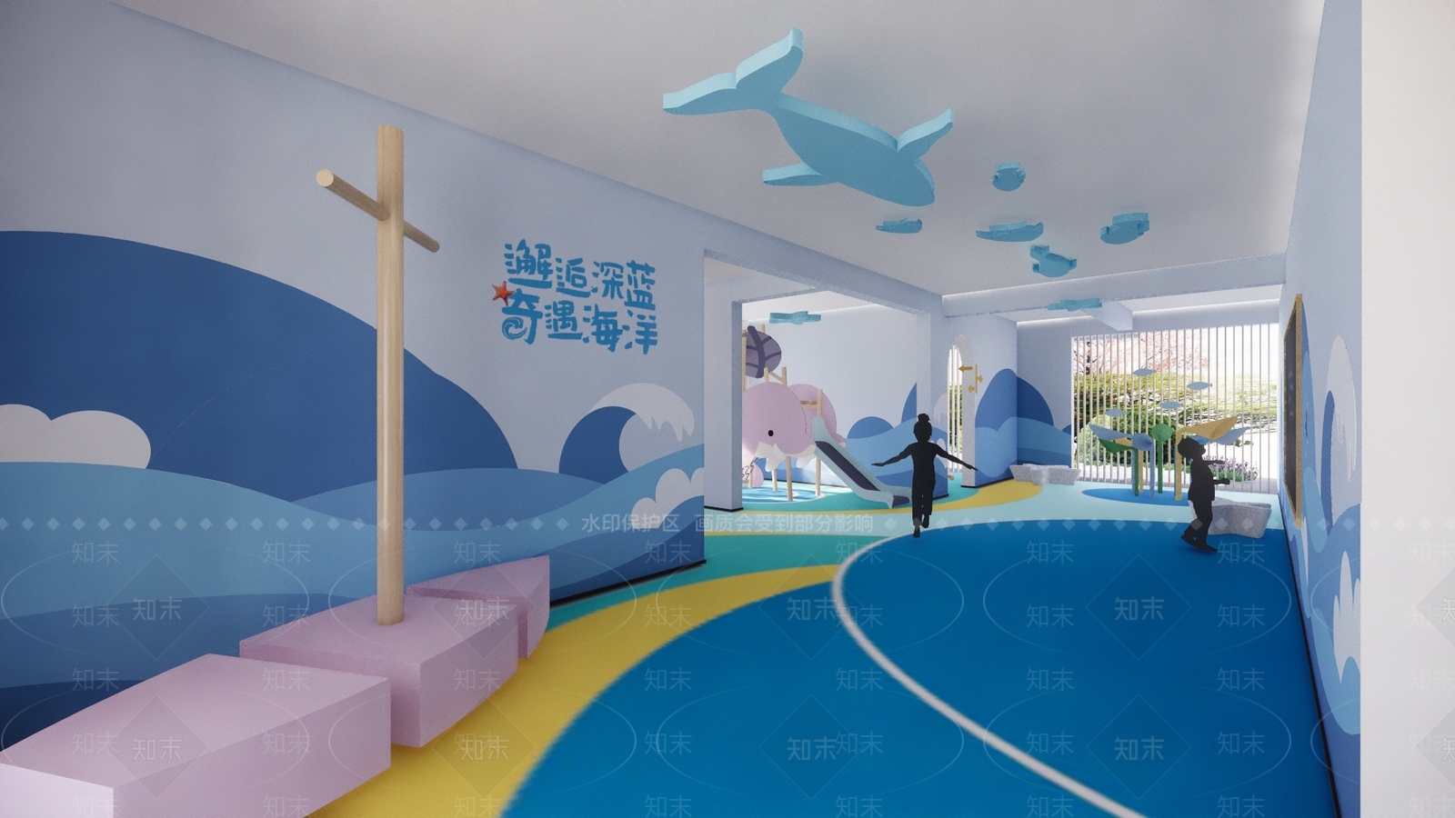 现代儿童游乐区SU模型下载【ID:871524515】