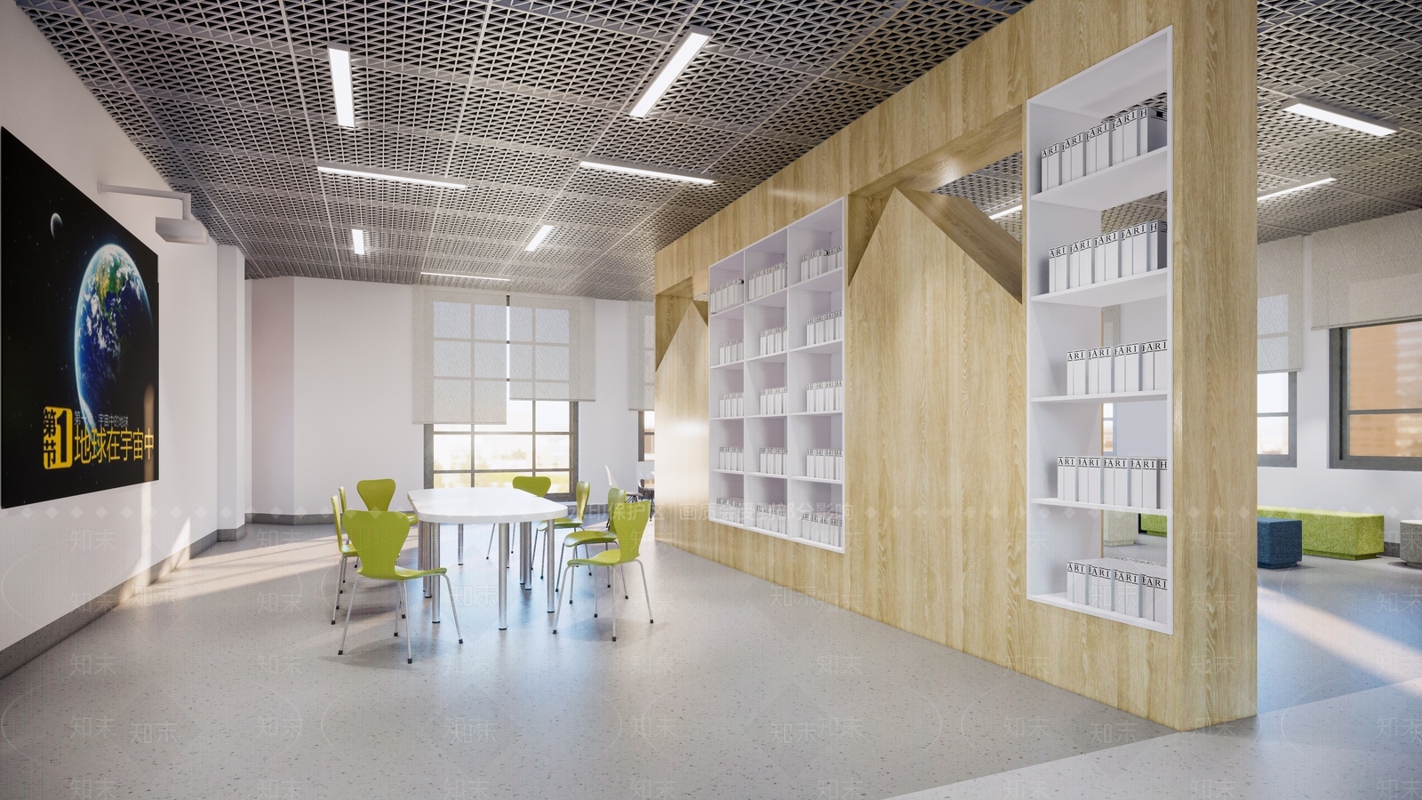 现代风格学校SU模型下载【ID:571566336】