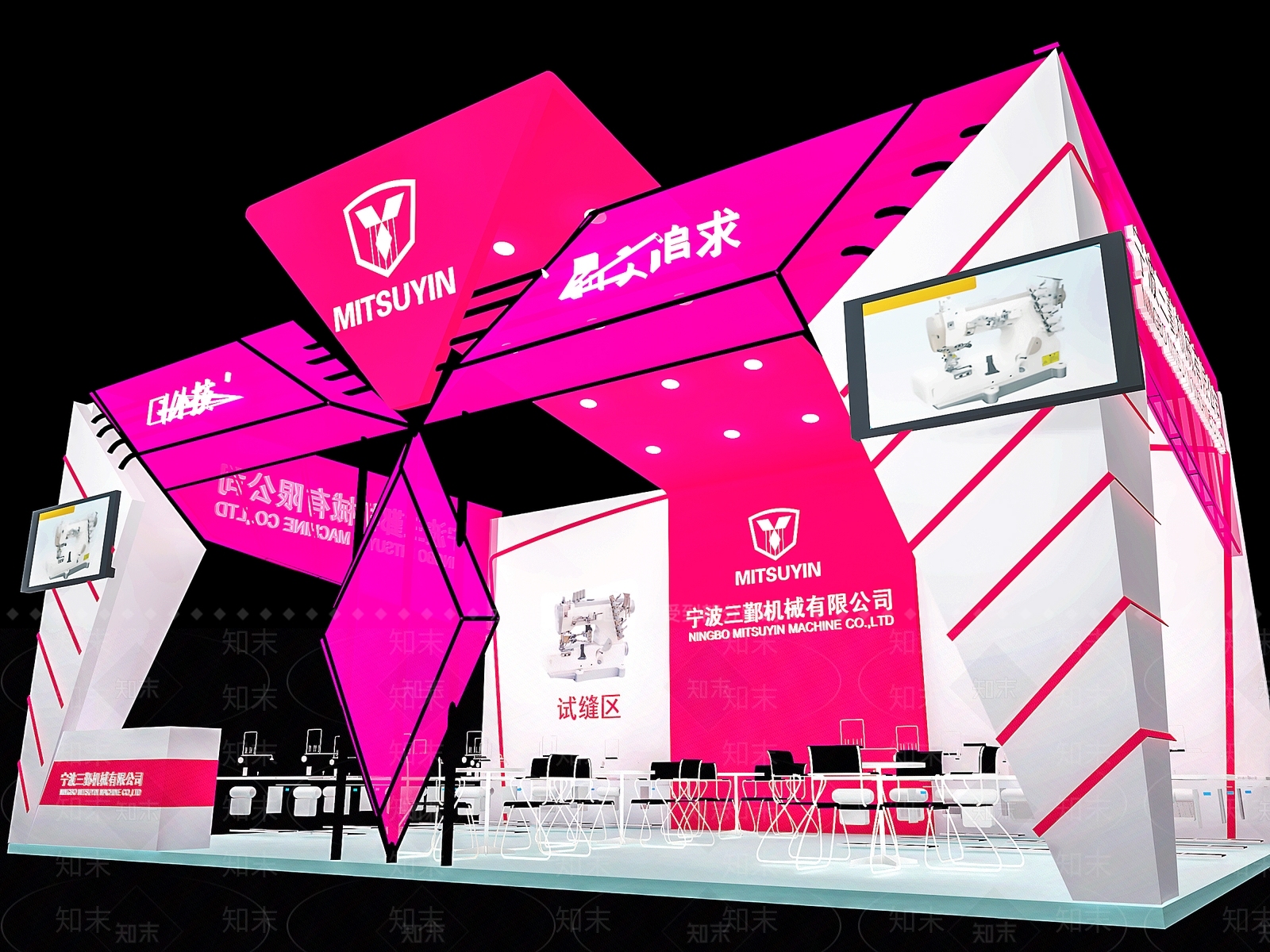 现代机械展厅3D模型下载【ID:571597495】