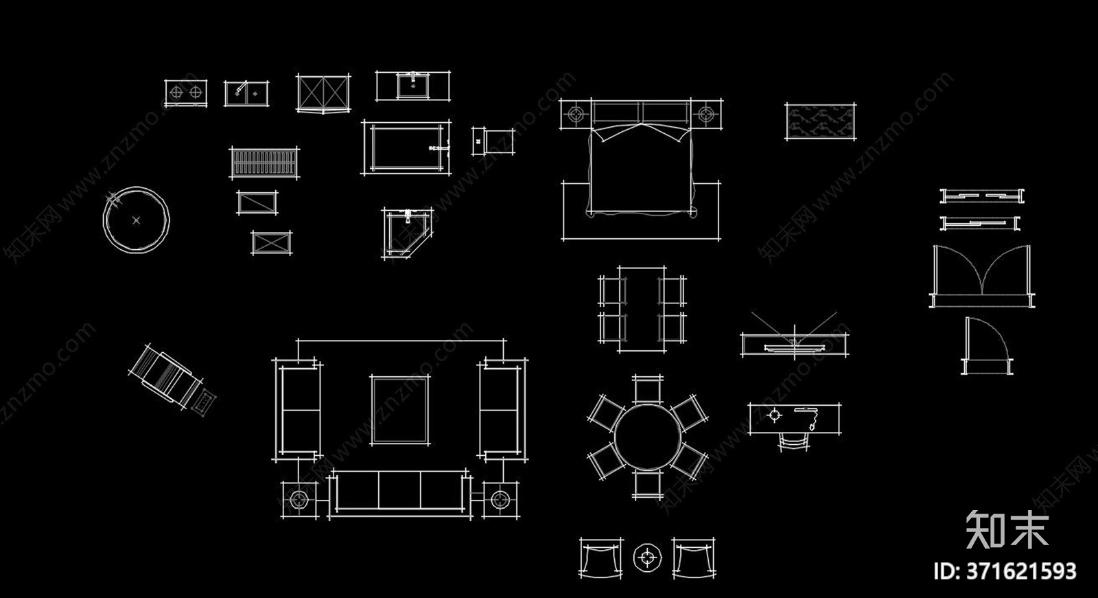 CAD手绘图库施工图下载【ID:371621593】