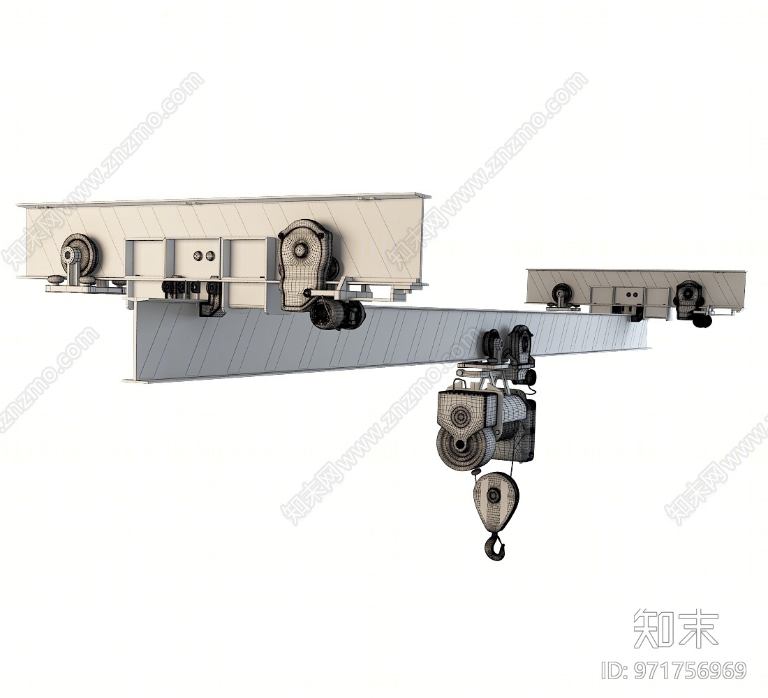 现代起重机3D模型下载【ID:971756969】