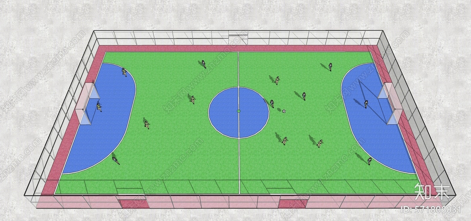 现代风格体育馆SU模型下载【ID:571806031】