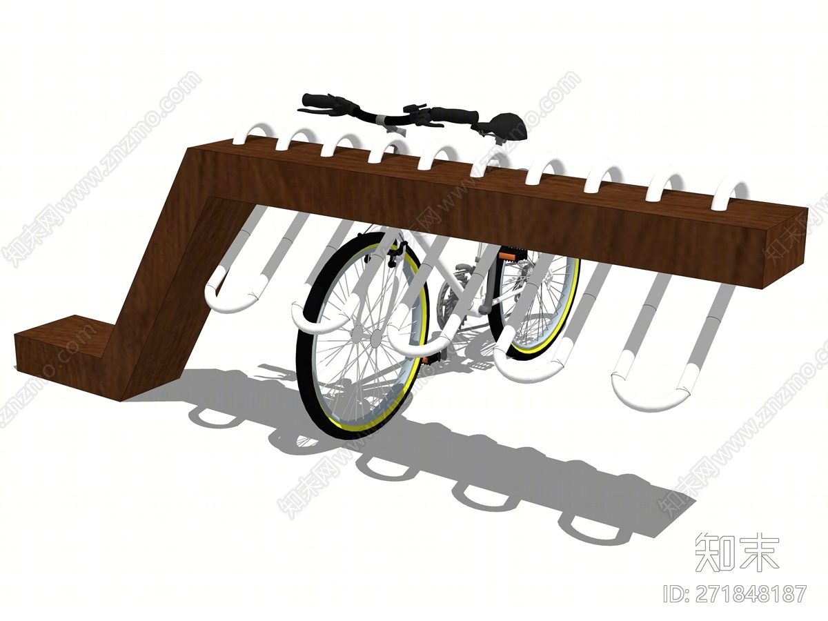 现代风格自行车SU模型下载【ID:271848187】