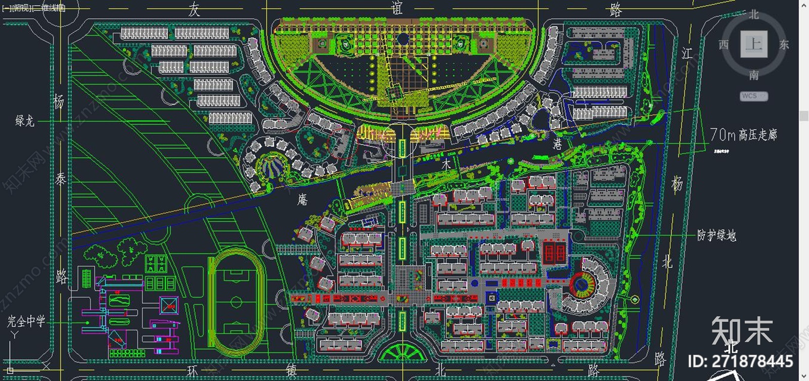 住宅小区绿化设计施工图下载【ID:271878445】