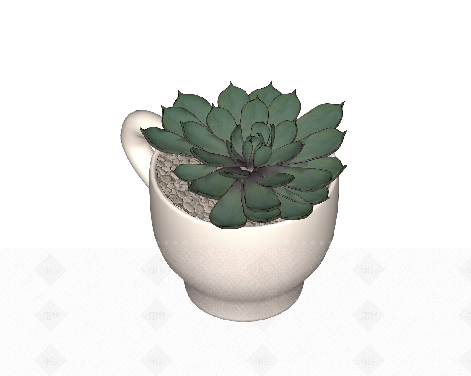 北欧风格花SU模型下载【ID:171908567】