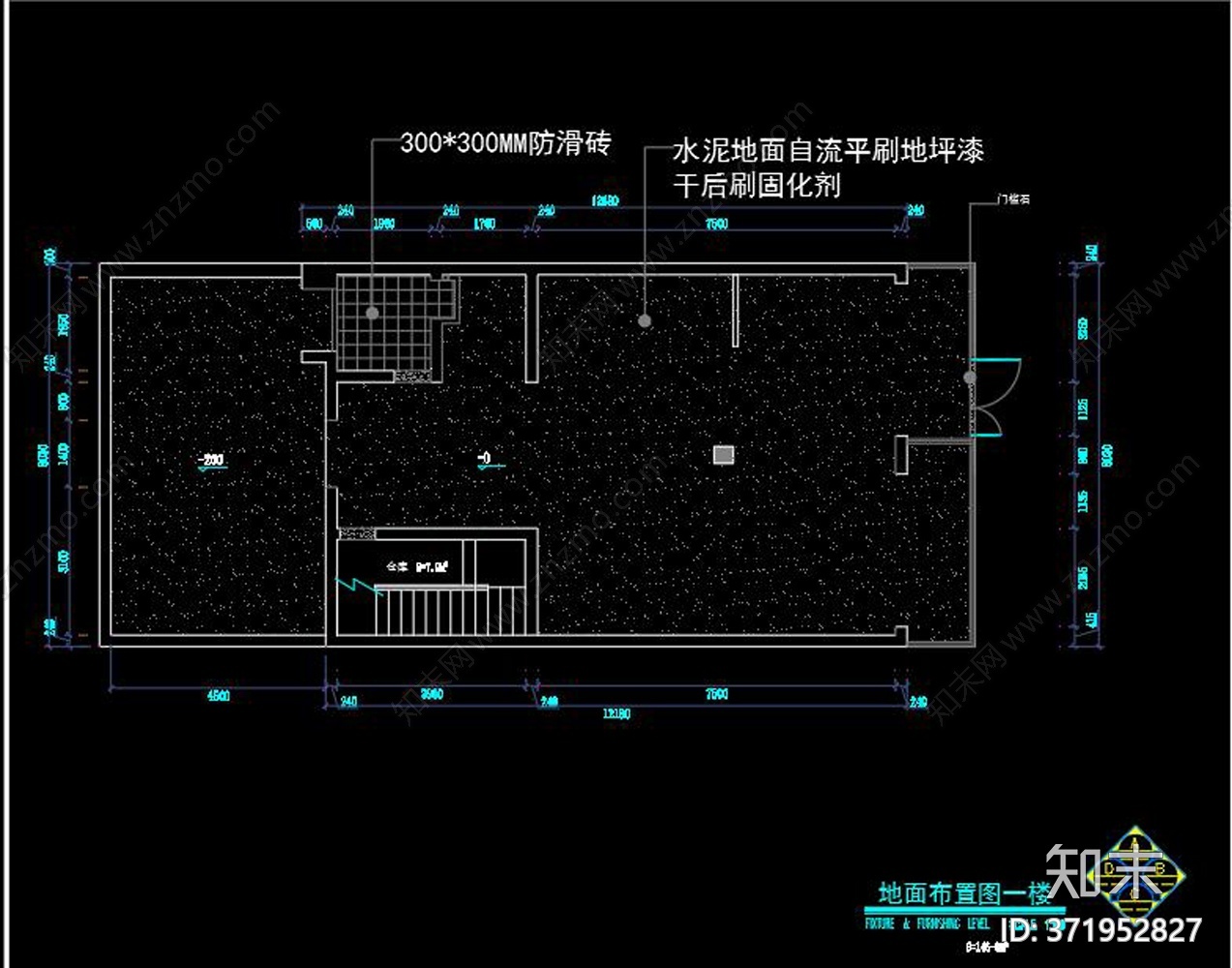 全套工业风格时尚理发店cad施工图下载【ID:371952827】