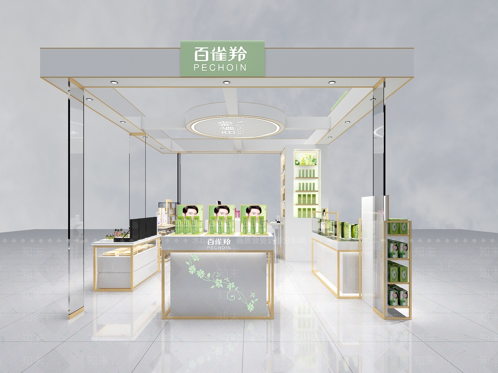 现代商场展区3D模型下载【ID:271967956】