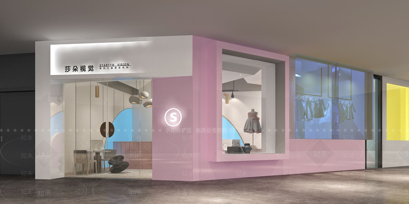 现代儿童摄影店3D模型下载【ID:371987438】