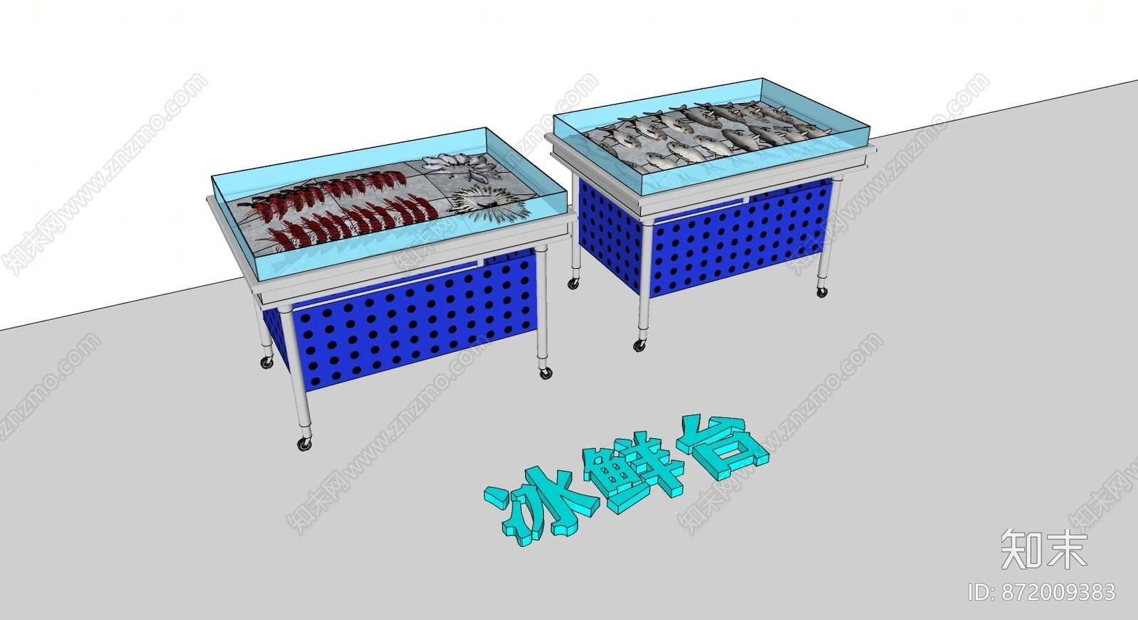 工业风格自建货架SU模型下载【ID:872009383】