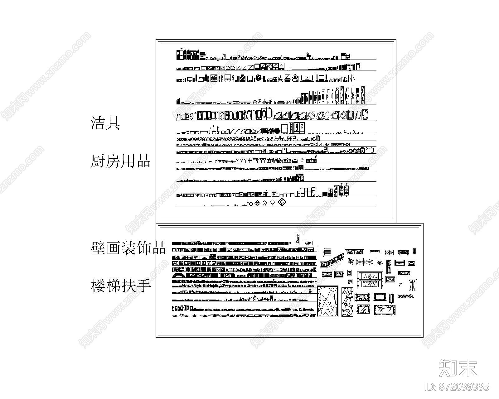 CAD床施工图下载【ID:872039335】