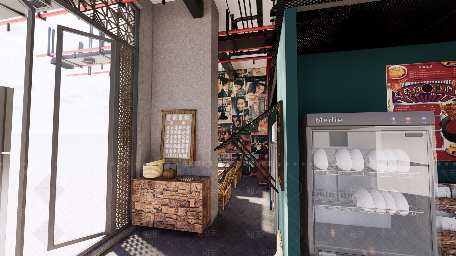 工业火锅店SU模型下载【ID:872074834】