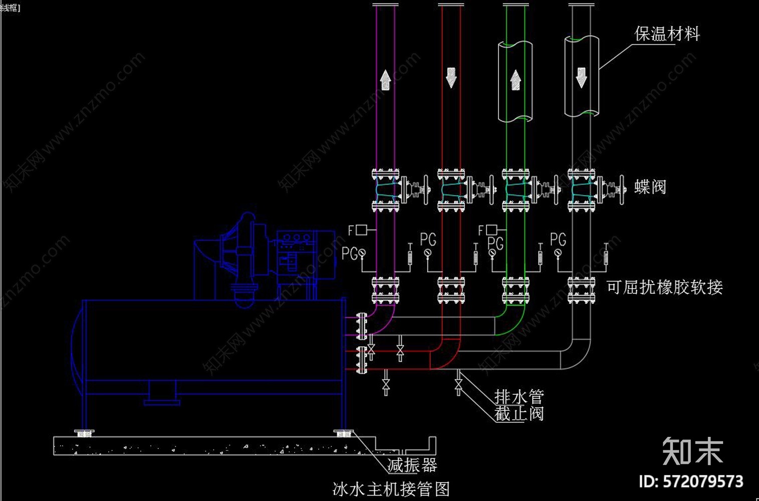 中央空调CAD图例及大样施工图下载【ID:572079573】