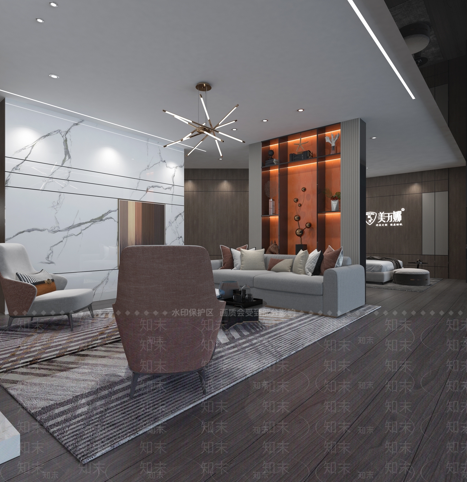 现代家居专卖店3D模型下载【ID:372091026】